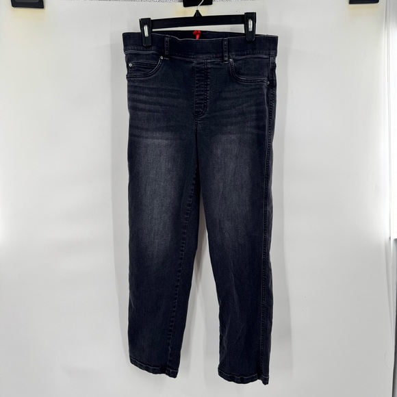 Spanx womens dark grey skinny jeans size L - Picture 1 of 9